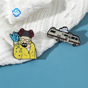 סרט טלוויזיה דמויות אביזרים brooch קריקטורה שובר רע אירופה ואמריקאי סדרת טלוויזיה תמונת מזכרת מתכת