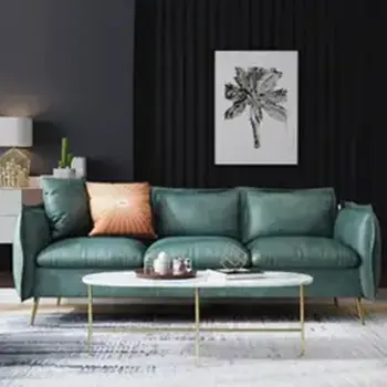 Luce di lusso moderno semplice tre persone divano di stoffa soggiorno divano divano set mobili