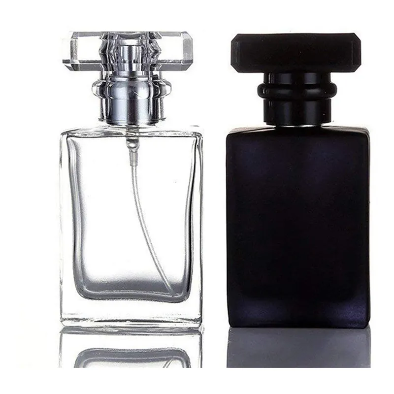 Garrafas vintage de perfume 30ml, garrafas com bomba de spray