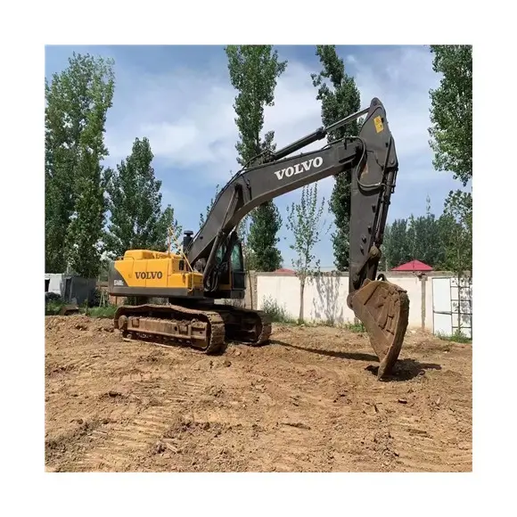 Free Shipping Second-hand Volvo EC460 Super Excavator large hydraulic tracked machinery Used Construction machinery