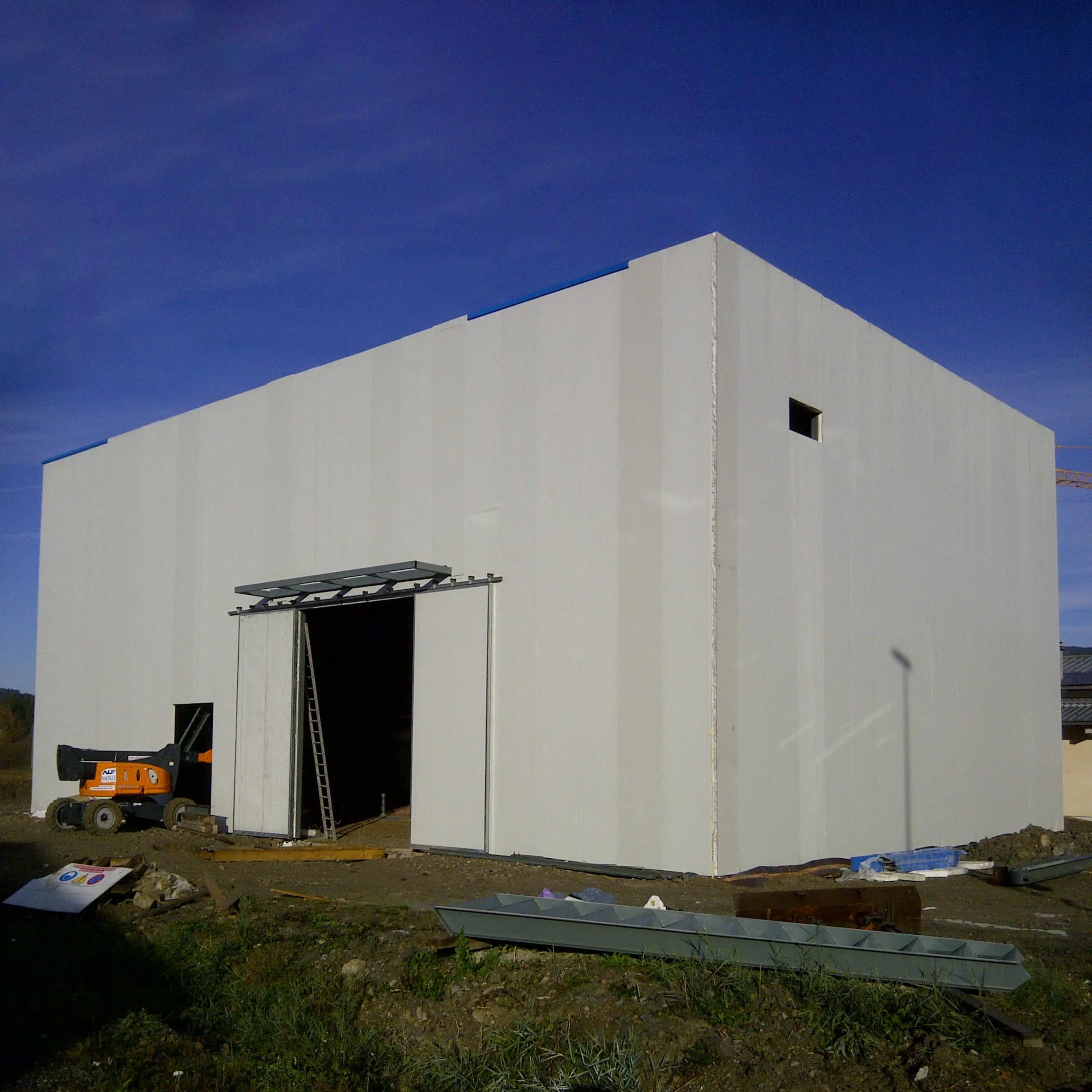 Estrutura de aço para armazém de metal, estrutura de porta grande de alta qualidade na China