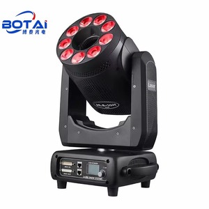 BOTAI 5 Вт/10 Вт RGB движущийся головной свет со светодиодным кольцом, активная и автоматическая программа для освещения сцены DJs - Product Image 1