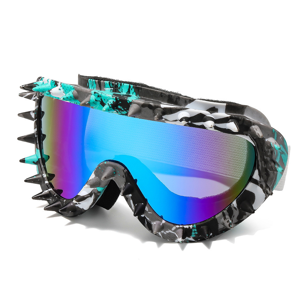 68329 Water transfer printing, black and blue frame, blue mercury.