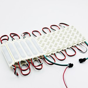 WS2811 пиксельный 5050RGBIC модуль со светодиодами DC 12 В 24 В 0,96 Вт 86*19 мм 3LED IP65 RGB СВЕТОДИОДНЫЕ модули для светодиодных вывесок рекламный щит - Product Image 3