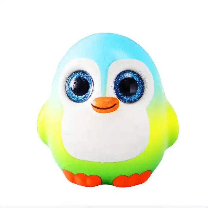 Venta caliente Big Eye Slow Rising Squishy Toys Mini Animal Anti Stress Soft Relieve Juguetes para niños