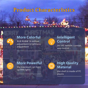 Aglare Dmx 24V Rgb Pixel Led Light Permanent Holiday String Light paesaggio decorativo Christmas Point Light - Product Image 3