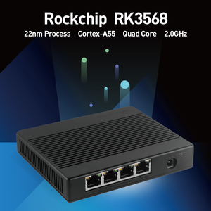Factory Price Cheap Dual 2.5Gbps <strong>Ethernet</strong> Gateways Rockchip Rk3568 Ram <strong>4G</strong> Rom 16G Industrial Openwrt System Network Routers - Product Image 2