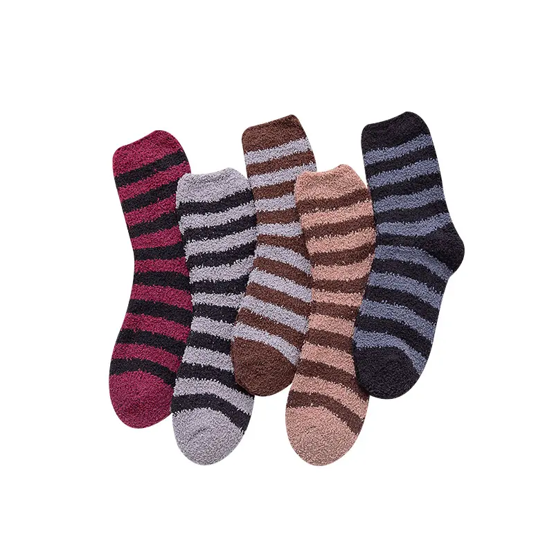Winter Warmer Floor Sleeping Socks Thicken Thermal Wool Cashmere Snow Socks Velvet Thick men Socks