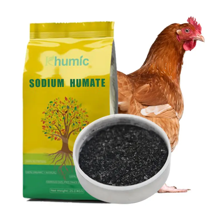 "HUMICFED" advanced nutrients sodium humate water soluble potassium humate flake chemical fertilizer