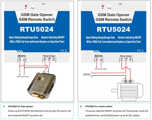 1つのデジタル出力RTU5024を備えた4Gセルラーゲートオープナー - Product Image 6