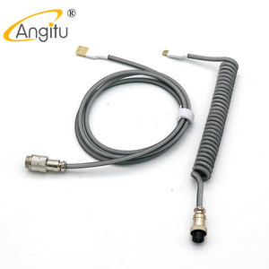 Drop Shipping el yapımı Aviator konektörü Paracord tip C USB mekanik klavye sarmal kablo - Product Image 6
