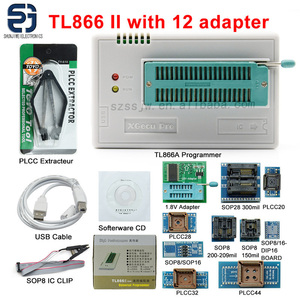 SZSSJW High Quality TL866A <strong>USB</strong> Minipro <strong>Programmer</strong> 10x Adapter EEPROM <strong>FLASH</strong> 8051