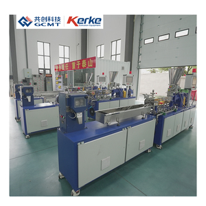 High Efficiency <strong>Lab</strong> Twin Screw <strong>Extruder</strong> Small <strong>Scale</strong> Desktop <strong>Extruder</strong> Plastic Granules Laboratory <strong>Extruder</strong>