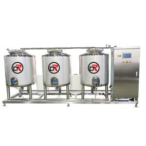 Succo di latte ad alta pressione salva linea di produzione chimica controllo automatico lavaggio acido-base acqua Cip sistemi puliti
