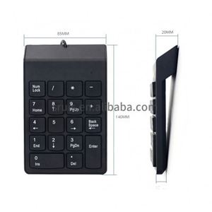 2.4GHz Wireless <strong>Numeric</strong> Keypad Numpad 18 Keys Digital <strong>Keyboard</strong> for Accounting Teller Laptop PC Notebook Desktop - Product Image 2