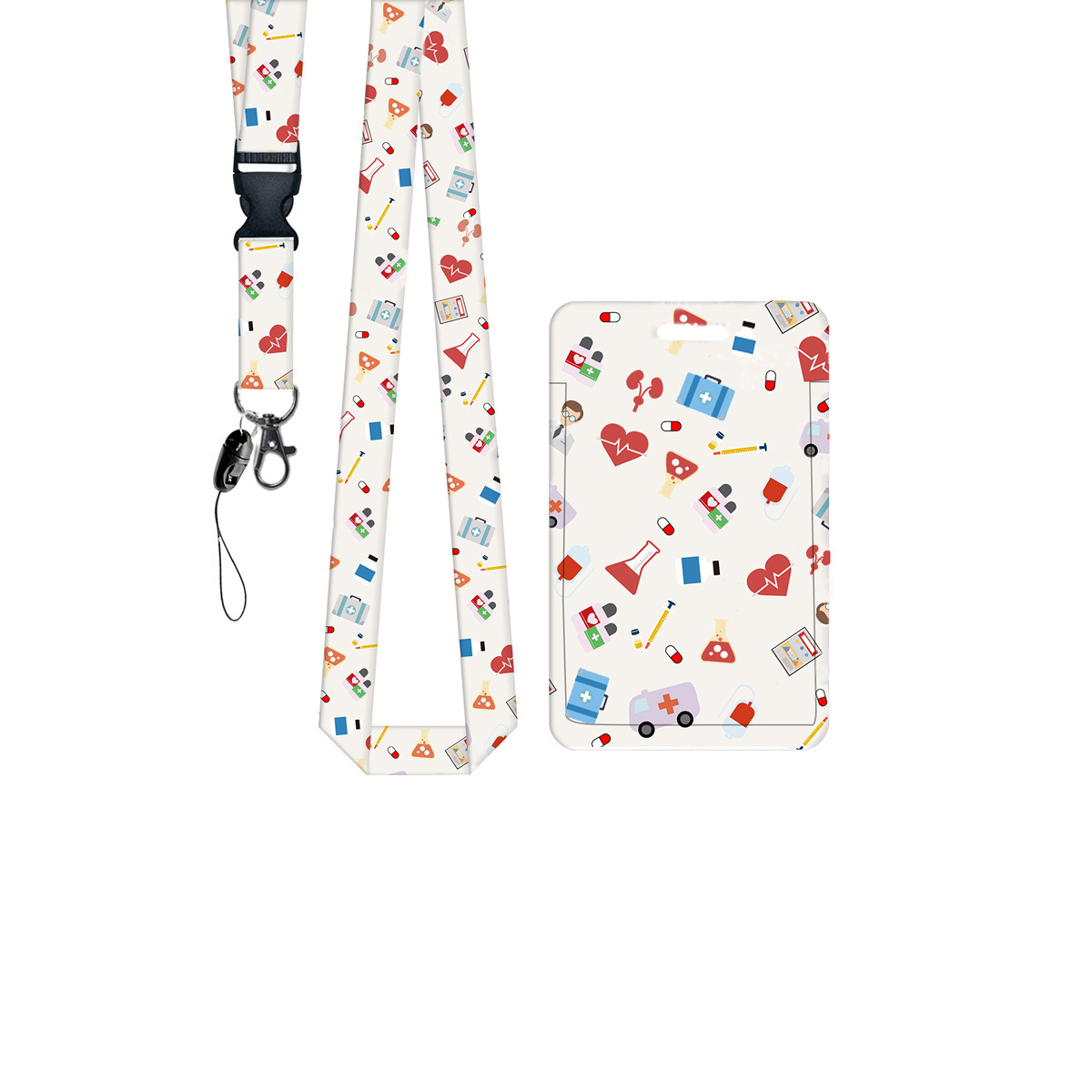 Card holder lanyard