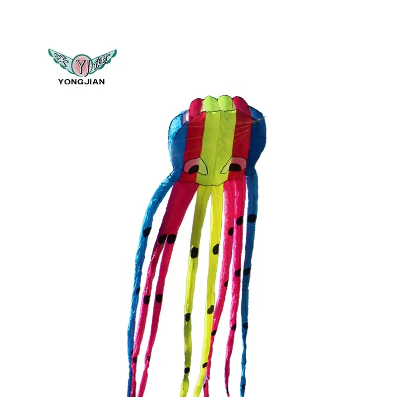 Weifang высокое качество полиэстер индивидуальный легко Летающий огромный надувной гигантский осьминог мягкий большой воздушный змей для продажи