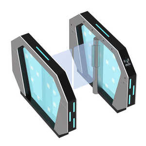 Hochwertige RFID-Hochgeschwindigkeits-Gate-Zugangs kontrolle für Gebäude mit Drehkreuzen zur Erkennung biologischer Gesichts-und QR-Codes - Product Image 3