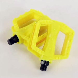 Chất lượng cao giá rẻ nhựa màu đen Xe Đạp bàn đạp 9/16 & 1/2 inch anxle đạp xe đạp cho trẻ em xe đạp - Product Image 5