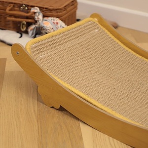 Dayanıklı ve aşınmaya dayanıklı hiçbir dökülme veya çözülme çift kullanımlı kedi tırmalamak kurulu uyku ve tırmalamak için - Product Image 2