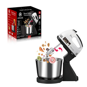 RAF Hands-<strong>free</strong> Automatic Mixing Household <strong>Mixer</strong> with 7-speed Manual <strong>Mixer</strong> and Two Types of Mixing Heads - Product Image 1