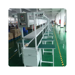 Customizable Industrial Metal Steel PVC Plat Belt Conveyor Table Electronic Assembly Line Motorized Conveyor Belt Machine <strong>System</strong> - Product Image 3
