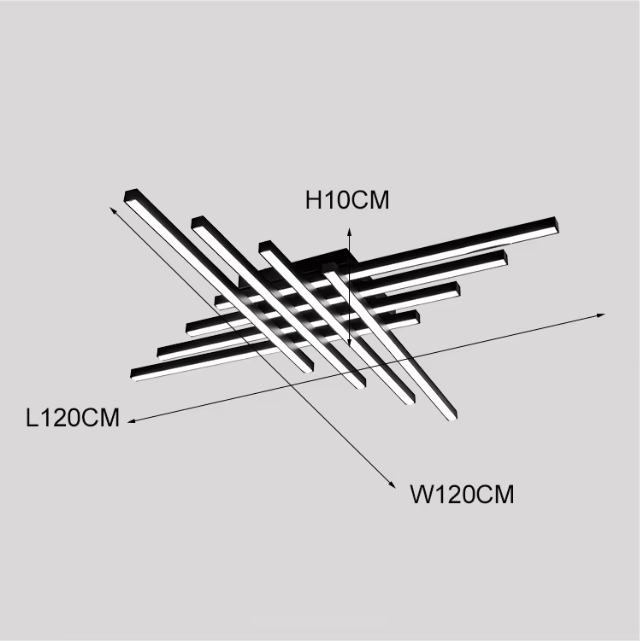 Black-L120cm