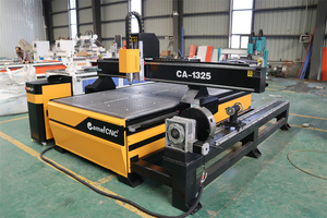 CAMEL CNC CA1325 4 Axis Cnc Router 180 Husillo giratorio de grado oscilante Atc para sillas de madera Fabricación de modelos 3D - Product Image 3