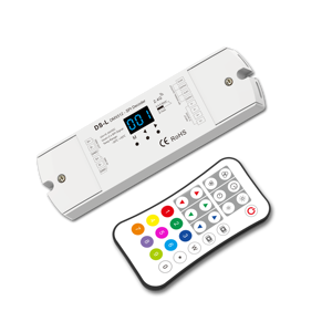 Skydance DS-L DMX512-SPI декодер и РЧ пульт дистанционного управления с 37 видов IC 5-24VDC беспроводной пульт дистанционного управления для RGB Светодиодные полосы пикселей - Product Image 5