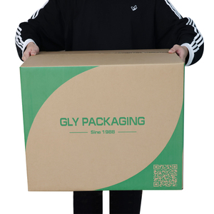 定制尺寸标志豪华重型纸板移动盒坚固的大纸箱 - Product Image 3