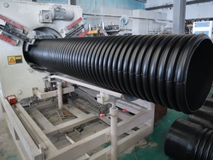 HDPE çift duvar oluklu PE borular belediye kanalizasyon sistemi için 18 inç plastik menfez SN4 SN8 SN16 sulama için pürüzsüz - Product Image 4