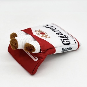 Toptan çevre dostu peluş <span class=keywords><strong>Pet</strong></span> malzemeleri sigara durumda çiğneme köpek oyuncak ile ses yayan köpek oyuncak - Product Image 3