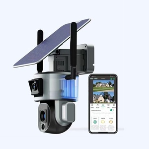 VESAFE 8MP太阳能PIR无线360网络Ptz户外4g太阳能Ip无线安全摄像机系统闭路电视网络摄像机 - Product Image 1