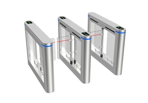 Una scelta sicura ed elegante automatica dei portoni di velocità pedonali tornello qr codice lettore Anti-collisione Flap barriera cancello - Product Image 2