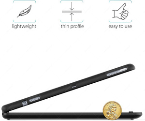 BT 3.0 di alta qualità senza fili retroilluminato luce 360 gradi tastiera di vibrazione con il caso per iPad Air 4 caso tastiera - Product Image 6