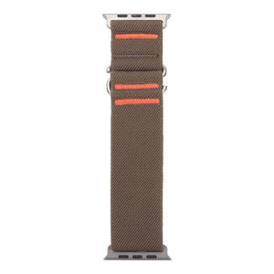 Nailon de liberación rápida Elástico suave Solo Loop Alpine Loop smartwatch gancho de metal Correa longitud ajustable para la serie Apple Watch - Product Image 3