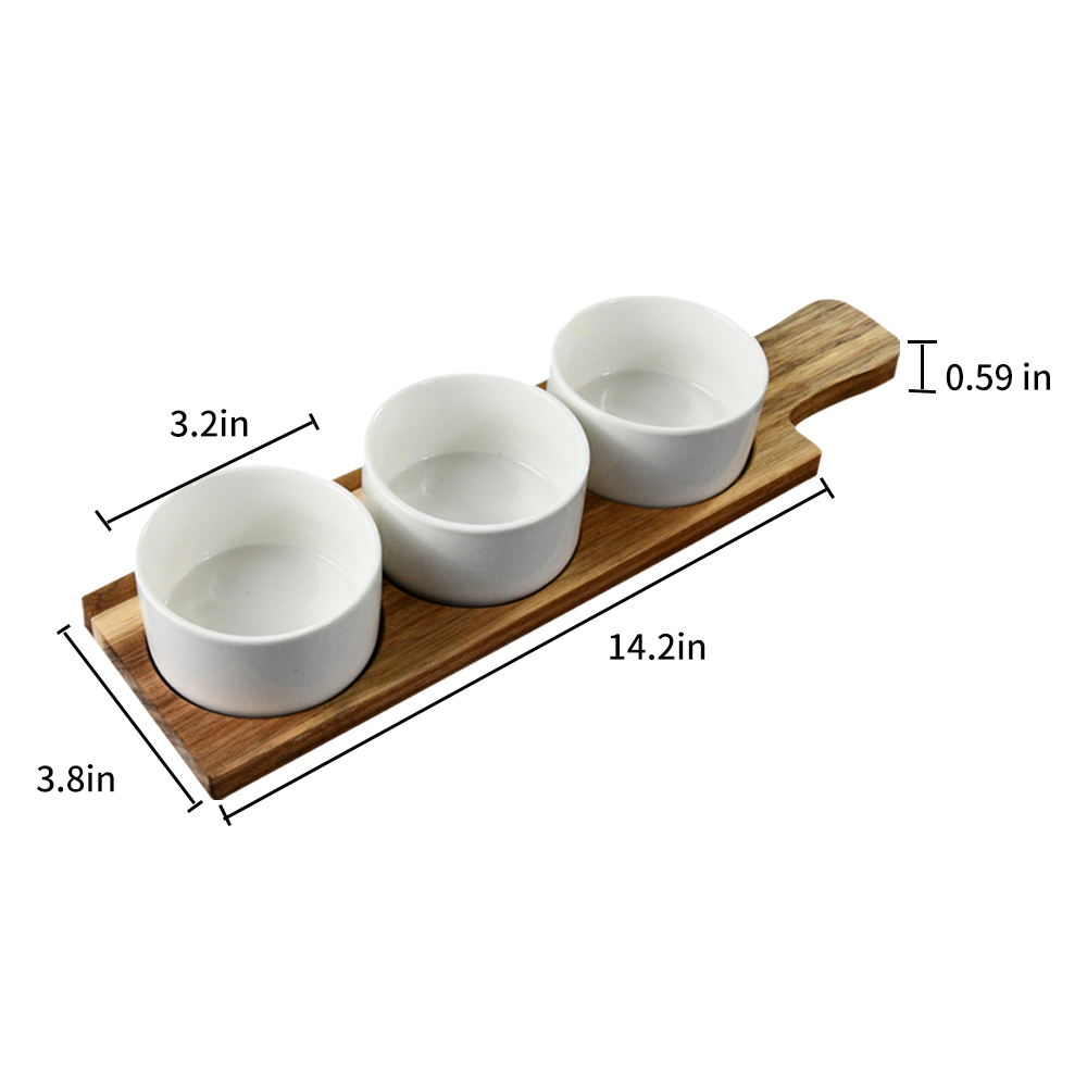 ถาดเสิร์ฟพร้อมที่จับ