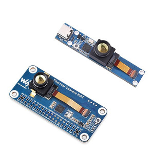 Raspberry Pi Wärme bild kamera 40PIN GPIO Header oder Typ C Port 80x62 Pixel 45 FOV Langwellen-IR-Wärme bild kamera modul - Product Image 1