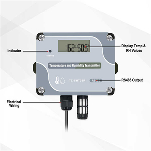 Venta caliente servidor temperatura ambiente monitoreo temperatura transmisor Led temperatura humedad Sensor - Product Image 5