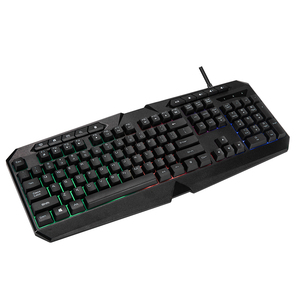 Keywin USB Wired Standard Gaming <strong>Keyboard</strong> with Multi-media Keys 1.5m PVC Cable 104-key Rainbow Backlit Full Size Gaming <strong>Keyboard</strong> - Product Image 4