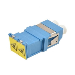 带快门的光纤 lc pc upc apc 双工光纤适配器 - Product Image 2