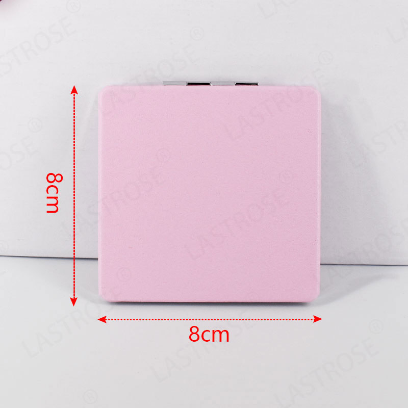 Specchio quadrato rosa 8*8cm