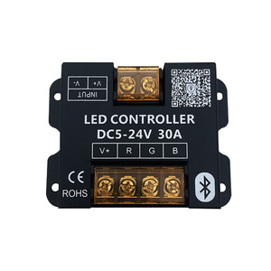 Bluetooth musica Wireless RGB Controller RF telecomando LED RGB Controller di alta qualità in metallo 30A luce Led Dimmer