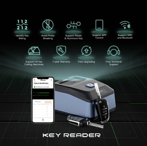 Xhorse anahtar okuyucu XDKP00GL Blade Skimmer anahtar tanımlama cihazı, Xhorse uygulaması ve anahtar kesme makinesi ile çalışır - Product Image 6