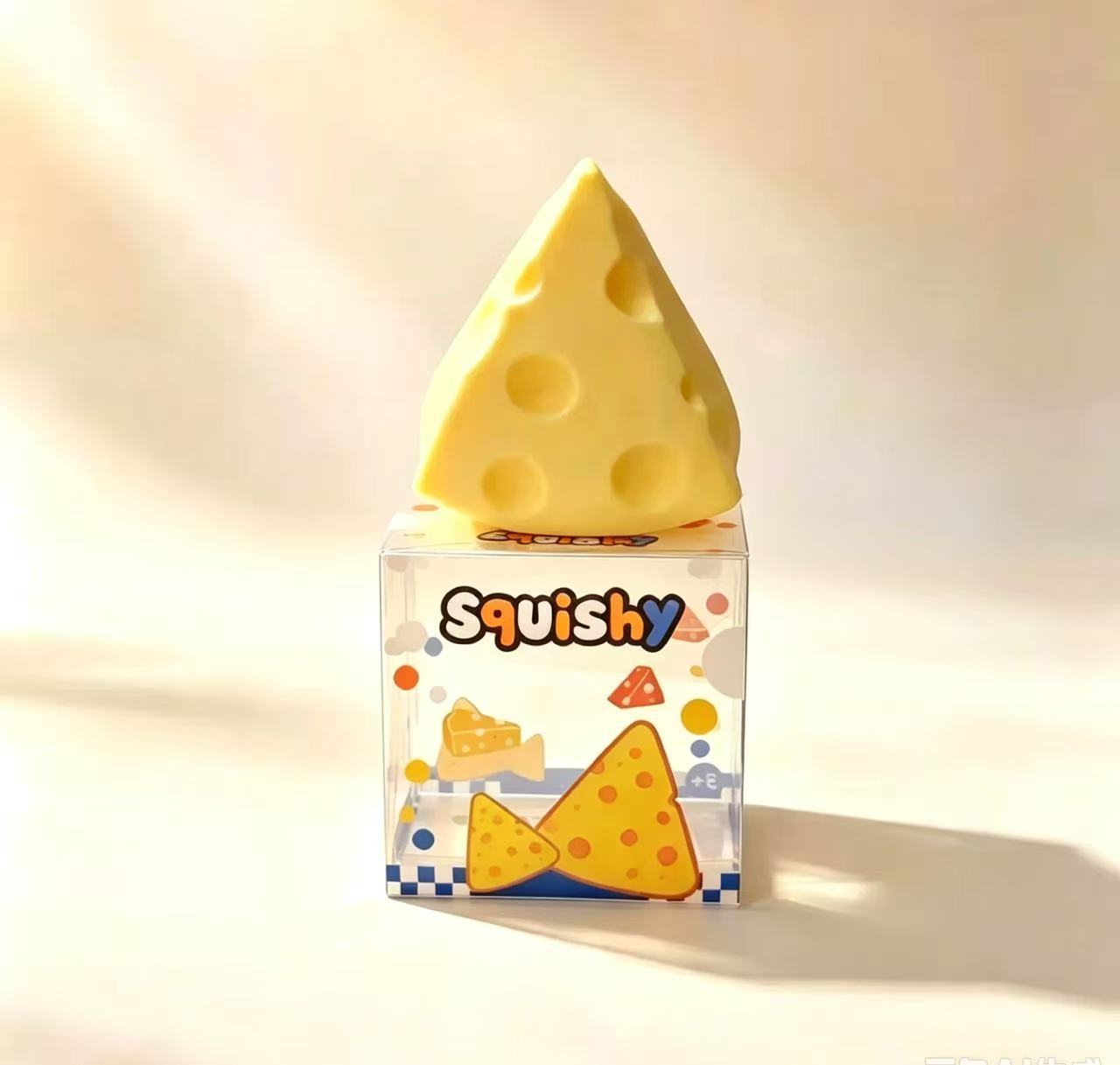 Boîte de fromage triangulaire de 7 cm, style vaseline.