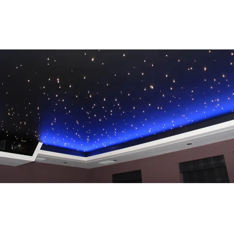 Soffitti a stella in fibra ottica personalizzati per Home theater o soggiorno, pannelli per soffitti leggeri in fibra ottica