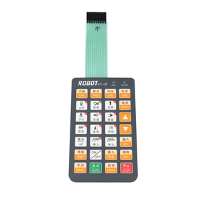 4X7 28keys çok düğmeli devre baskı kontrol yerleşimi kabartmalı dokunmatik membran düğme - Product Image 1