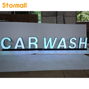 कस्टम व्यवसाय लोगो 3 डी स्टेनलेस स्टील एक्रिलिक नेतृत्व पत्र पर हस्ताक्षर इनडोर/आउटडोर के लिए ip67 रेटिंग प्रमाणित मैनुअल नियंत्रण - Product Image 3