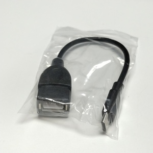 Yepyeni 0.2 metre siyah OTG veri kablosu tip-c döner USB 2.0 kadın uzatma USB Flash sürücü genişleme bilgisayar kablosu - Product Image 6