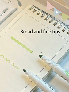 15pcs Double Ended <strong>Highlighters</strong>, Dual <strong>Tip</strong> Mild Color <strong>Highlighter</strong> Marker Pen for Coloring, Highlighting,Broad and Fine <strong>Tips</strong> - Product Image 4